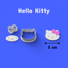 hello kitty cookie fondant cutter home dough 3d print model - Mito3D