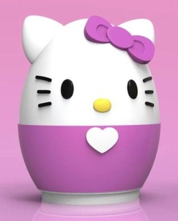 hello kitty easter egg 3d print model - Mito3D