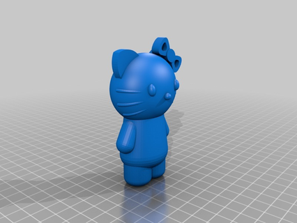 hello kitty figurine sculptures busts art 3d print model - Mito3D