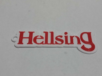 hellsing anime keychain key rings 3d print model - Mito3D