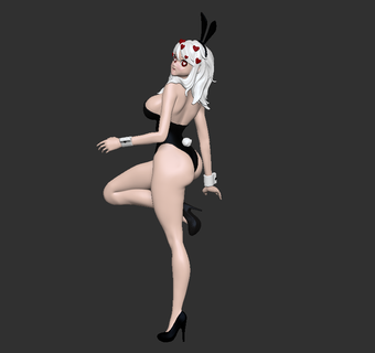 helltaker bunny helltaker waifu bunny bunny helltaker bunny  3d print model - Mito3D