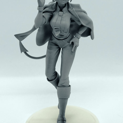 helltaker justice art jutice figure stl 3D print model - Mito3D