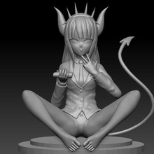 Helltaker Lucifer Arte figura 3d impresión 3d print model - Mito3D