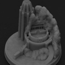 timón de profundidad guerra del anillo juego el señor los anillos 3d print model - Mito3D