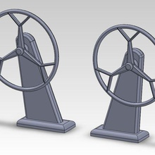 helm model sailboat steering wheel various veil modelism bar boat 3d print model - Mito3D