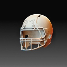 helmet high poly printable-model gadget art 3d print model - Mito3D