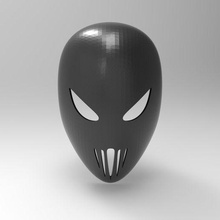 casco moda maschera arte voronoi viso deco designare parametrico 3d print model - Mito3D