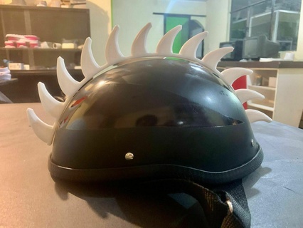 helmet crest Fashion ridge stl motorcycle eimpresion3d attachment 3d print model - Mito3D