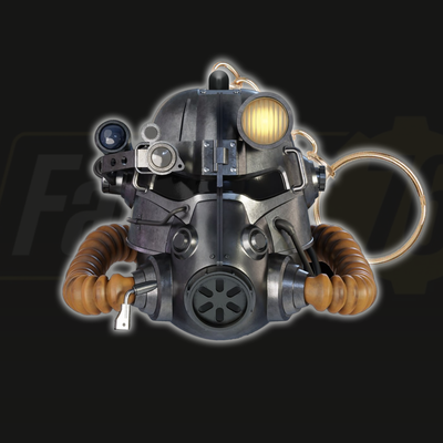 helmet fallout keychain 3d print model - Mito3D