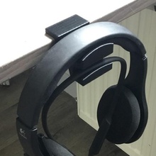 helmet holder gadget support headphones audio 3d print model - Mito3D