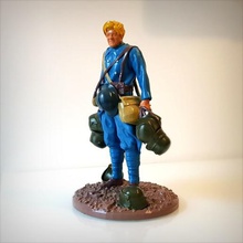 helmet hunter art toys soldiers army vintage 3d print model - Mito3D