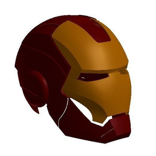 casque de iron man mark 3 divers l'homme fer le l'armure armure masque cosplay d'iron 3D print model - Mito3D