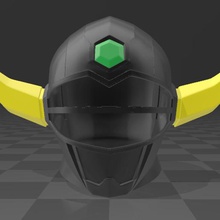 helmet magna defender various power ranger lost galaxy go galactic great 3d print model - Mito3D