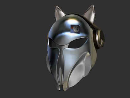 capacete mandaloriano feminino Admirador arte must have Estrela guerras armaduras 3d print model - Mito3D