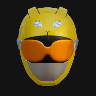 capacete guarda fera morpher amarelo stl capacetes cascr 3d print model - Mito3D