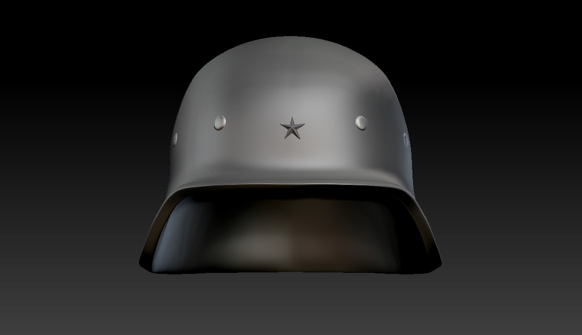 helmet soldier military general 3D print model - Mito3D
