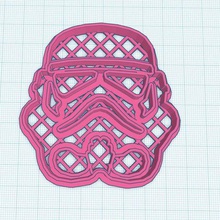 helmet storm trooper cookie cutter various 3d print model - Mito3D