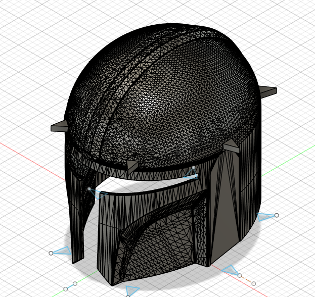 capacete 3D print model - Mito3D