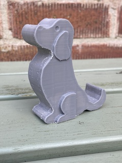 útil cão phone suporte Diversão animal gadget 3d print model - Mito3D