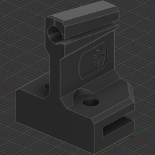 Portion Hand Filament leiten Extruder 3d print model - Mito3D