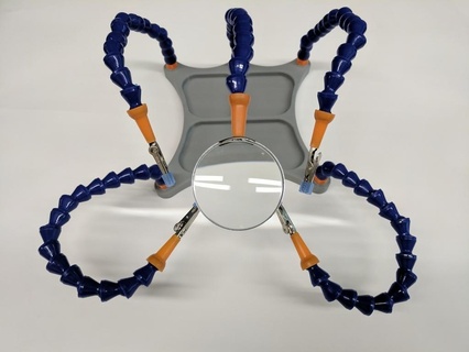 yardım eller lehimleme istasyon kol Bank helikopter Uçan göz elektronik ambar bacak dörtlü lehim tel iş 3d print model - Mito3D