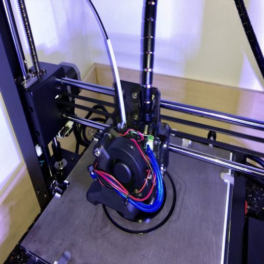 hemera monte i3 mega ferramenta anycubic direto dirigir extrusora e3d Hermes montagem prato 3d impressora 3D print model - Mito3D