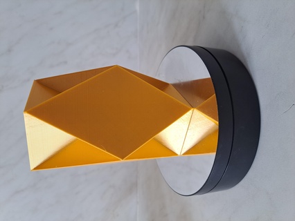 hemi octahedron vaso 2d stampa essiccato fiore interni decorazione 3d print model - Mito3D