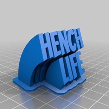 hench vida hermanos personalizado monarca aventurarse oficina 3d print model - Mito3D