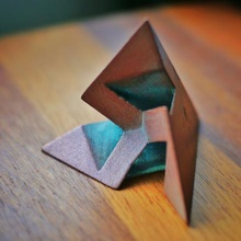 heptagonal dodecaedro de tipo c3-simétrica la forma 3 juego geometría poliedros 3d print model - Mito3D