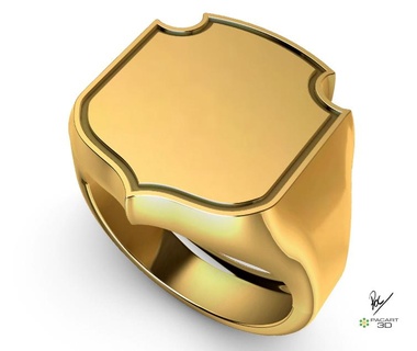 heraldisch Stempel Gravur intern stl Reservieren obj Ring Schmuck Herren Ringe Dichtung Gold Silber Signet Heraldik 3d print model - Mito3D