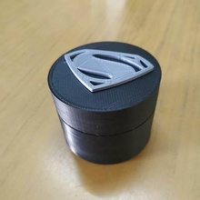 herb grinder picador v2 gadget weed 420 superman 3d print model - Mito3D