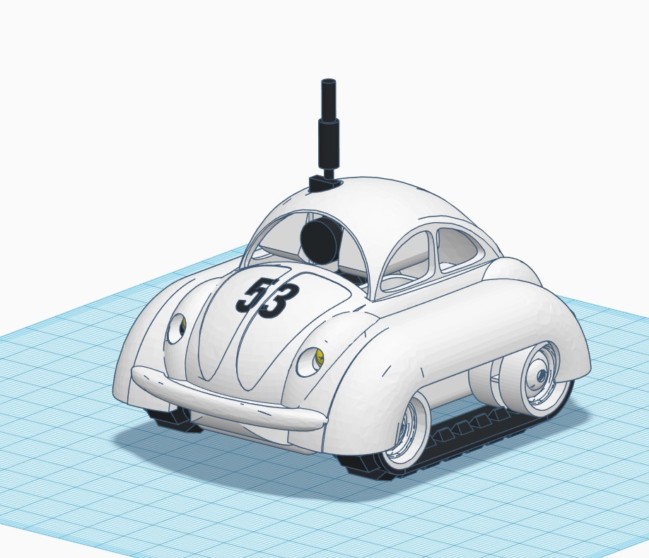 Herbie izler Araçlar 3D print model - Mito3D