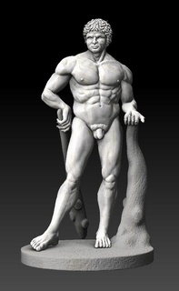 Hercule art collection sculpture impression stl 3d print model - Mito3D