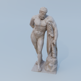 hercules statue herakles heraklion 3d scan photogrammetry greek mythology myth 3d print model - Mito3D