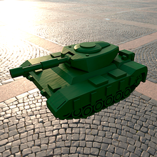 hercules tank 3d print model - Mito3D
