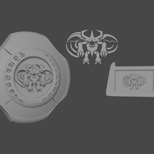 herculeskabuterimon 3d model digivice crest emblem stl digimon 3d print model - Mito3D