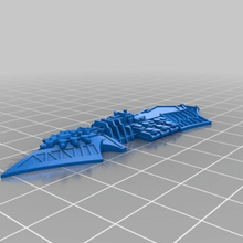 heretic class light chaos cruiser battlefleet gothic toy_game_accessories 3d print model - Mito3D