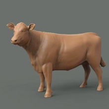herford bull 3d model print cow sculpture statue meditation buddhism printable deity god religion 3dsmax zbrush abstract art scripts modelling miniatures figurines sculptures 3d print model - Mito3D