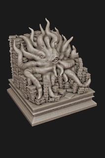 Hermäus Mora Statue Tempus deltorvik Skyrim tes ältere Schriftrollen Morrowind Vergessenheit 3d print model - Mito3D