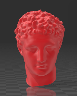 hermes art bust head greece greek mythology fine arts sculpture sculptor sculpting 3d print model - Mito3D