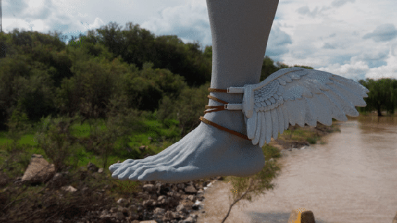 hermeswings hemes kanatlar Hermes ayak bileği bilek Namor melek 3d print model - Mito3D
