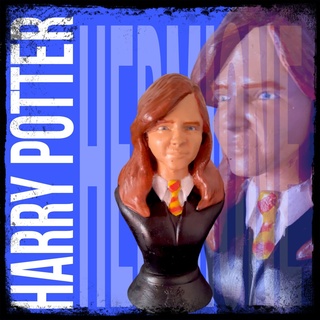 hermione granger harry potter bust hogwarts ravenclaw jkrowling danielradcliffe wizar ding world cinema movies books book character 3d print model - Mito3D