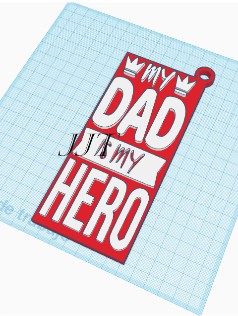 hero dad father father's day 2023 june 18th daddy 3D print model - Mito3D