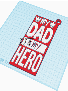 hero dad father father's day 2023 june 18th daddy 3d print model - Mito3D