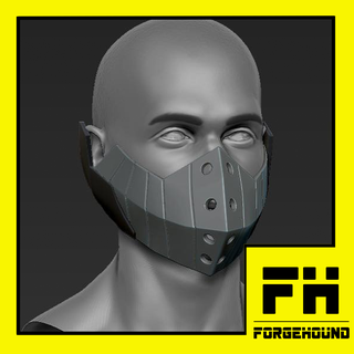 héroe deku máscara cosplay academia ropa 3d print model - Mito3D