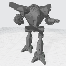 hero falcon wargaming mech american mecha gundam robot 6mm sci-fi space industrial architecture 3d print model - Mito3D