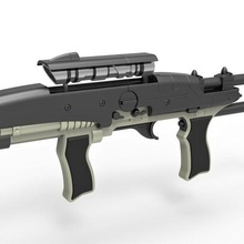 kahraman maco parçacık tüfek star yürüyüş girişim macorifle Lazer blasterrifle fazer fazörlü Yıldız Savaşları bilimkurgu destek kopya Kostüm oyunu oyuncak Yazdır yazdırılabilir 3d print model - Mito3D