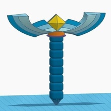 héros peindre bâton épée jouet Zelda lien Maître ocarina of temps 3d print model - Mito3D