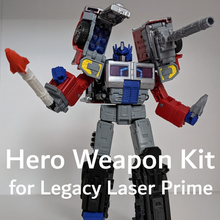 hero weapon kit legacy laser optimus prime 3d print model - Mito3D