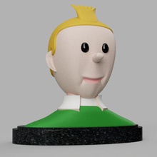 heroes my youth various tintin figurine art toy 3d print model - Mito3D